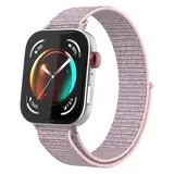 Strap-it® Huawei Watch Fit 3 nylon bandje (roze)