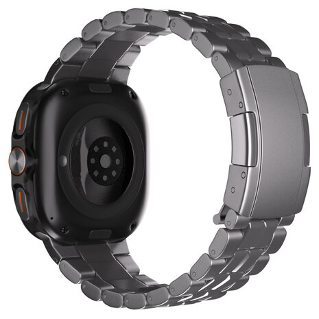 Strap-it® Strap-it Samsung Galaxy Watch Ultra 'square' titanium band (grafiet)