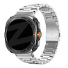 Bandz Bandz Samsung Galaxy Watch Ultra stalen schakel band 'Deluxe' (zilver) Bandz Bandz Samsung Galaxy Watch Ultra stalen schakel band 'Deluxe' (zilver)