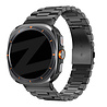 Bandz Bandz Samsung Galaxy Watch Ultra stalen schakel band 'Deluxe' (zwart) Bandz Bandz Samsung Galaxy Watch Ultra stalen schakel band 'Deluxe' (zwart)