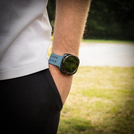 Strap-it® Strap-it Samsung Galaxy Watch Ultra Ocean bandje (grijsblauw) Strap-it® Strap-it Samsung Galaxy Watch Ultra Ocean bandje (grijsblauw)