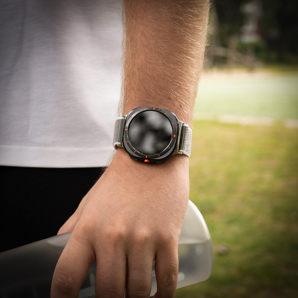 Strap-it® Strap-it Samsung Galaxy Watch Ultra nylon band (zeeschelp) Strap-it® Strap-it Samsung Galaxy Watch Ultra nylon band (zeeschelp)