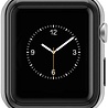 Strap-it® Strap-it Apple Watch Series 1/2/3 TPU case (zwart-metallic) Strap-it® Strap-it Apple Watch Series 1/2/3 TPU case (zwart-metallic)