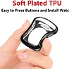 Strap-it® Strap-it Apple Watch Series 1/2/3 TPU case (zwart-metallic) Strap-it® Strap-it Apple Watch Series 1/2/3 TPU case (zwart-metallic)