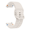 Strap-it® Strap-it Samsung Galaxy Watch 42mm wave siliconen bandje (sterrenlicht) Strap-it® Strap-it Samsung Galaxy Watch 42mm wave siliconen bandje (sterrenlicht)
