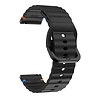 Strap-it® Strap-it Polar Grit X Pro wave siliconen bandje (zwart) Strap-it® Strap-it Polar Grit X Pro wave siliconen bandje (zwart)