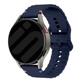 Strap-it® Polar Grit X wave siliconen bandje (donkerblauw)