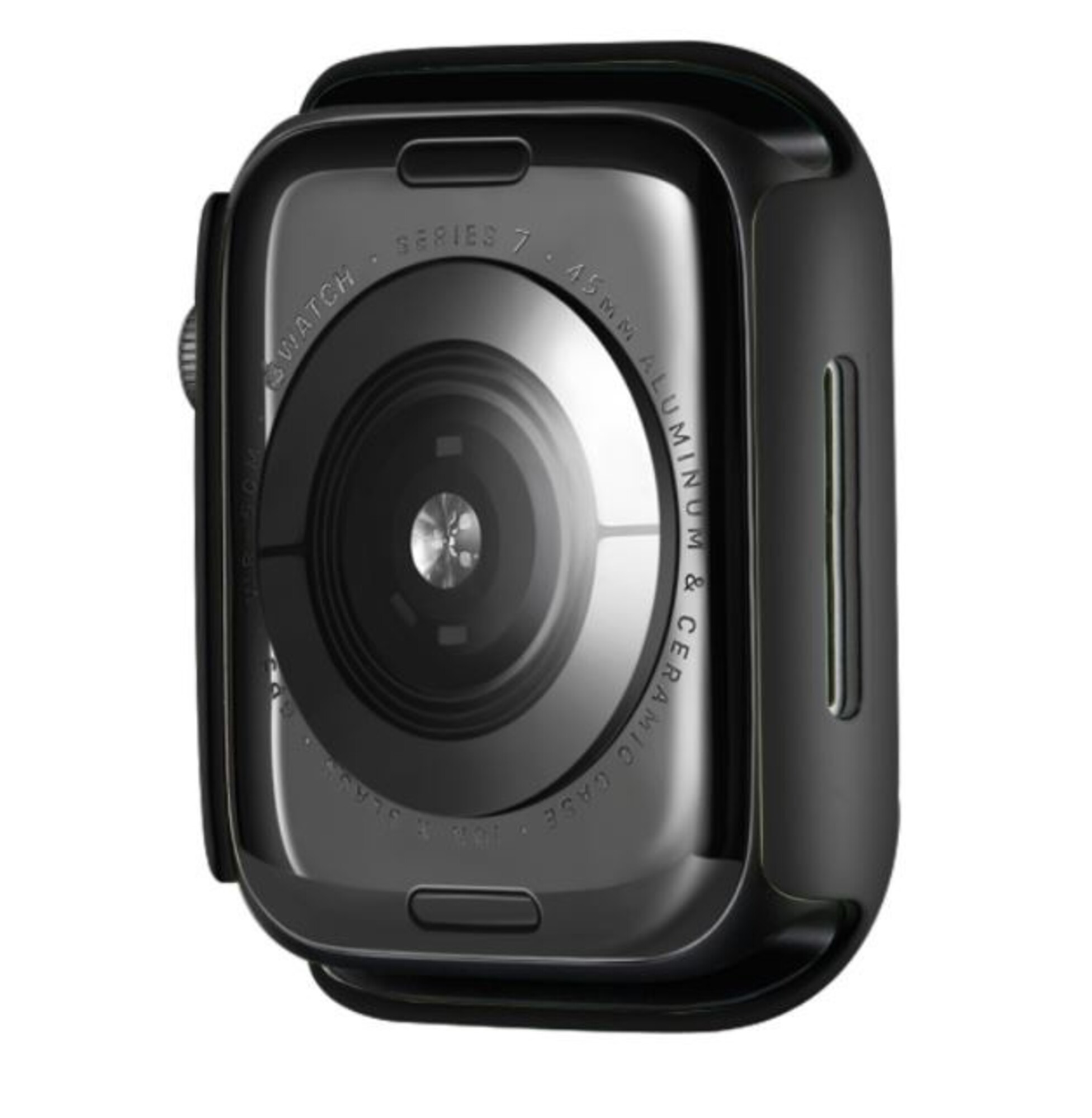 Apple Watch Series 4/5/6/SE PC hard case (mat zwart) Smartwatchbanden.nl