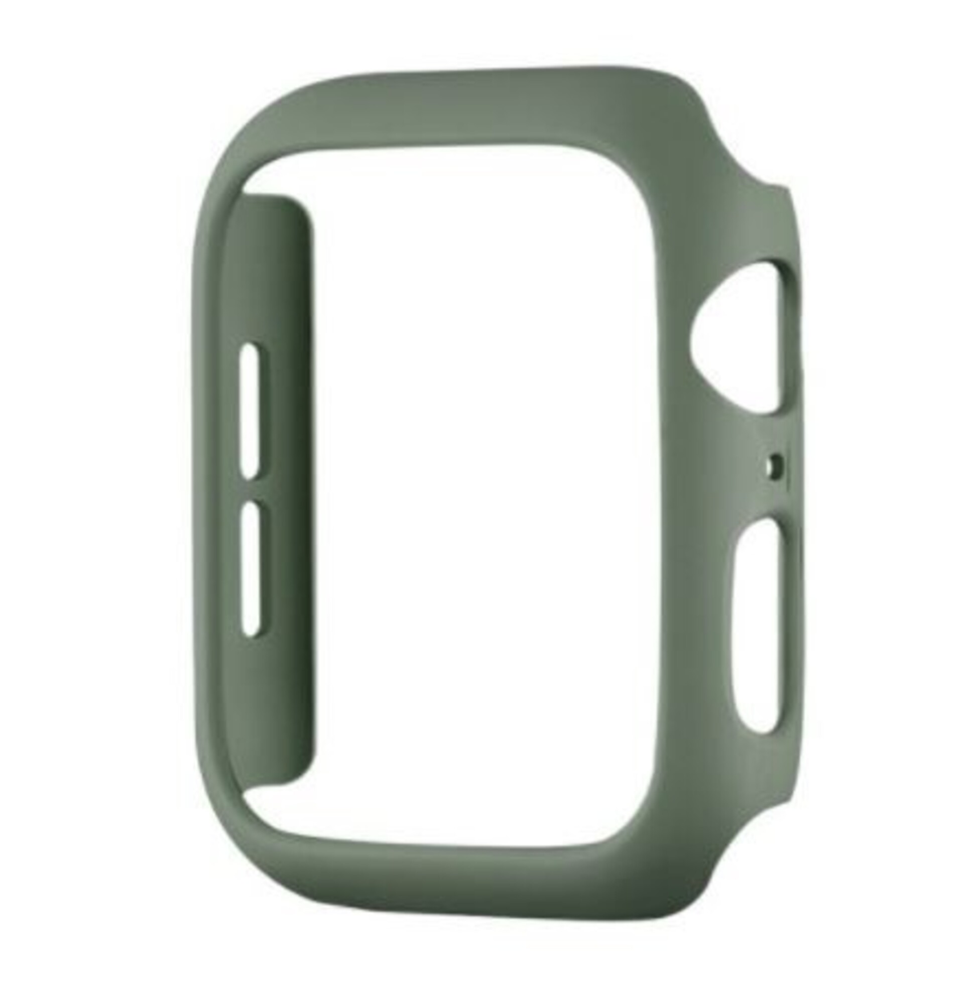 Apple Watch Series 4/5/6/SE PC hard case (mat groen) Smartwatchbanden.nl