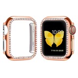 Strap-it® Apple Watch Series 1/2/3 Diamond PC hard case (rosé goud)