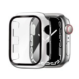 Strap-it® Apple Watch Series 7/8/9 PC hard case met glas (transparant)