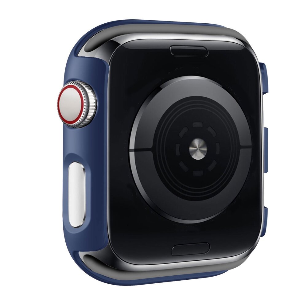 Strap-it® Strap-it Apple Watch Series 4/5/6/SE PC hard case met glas (donkerblauw)