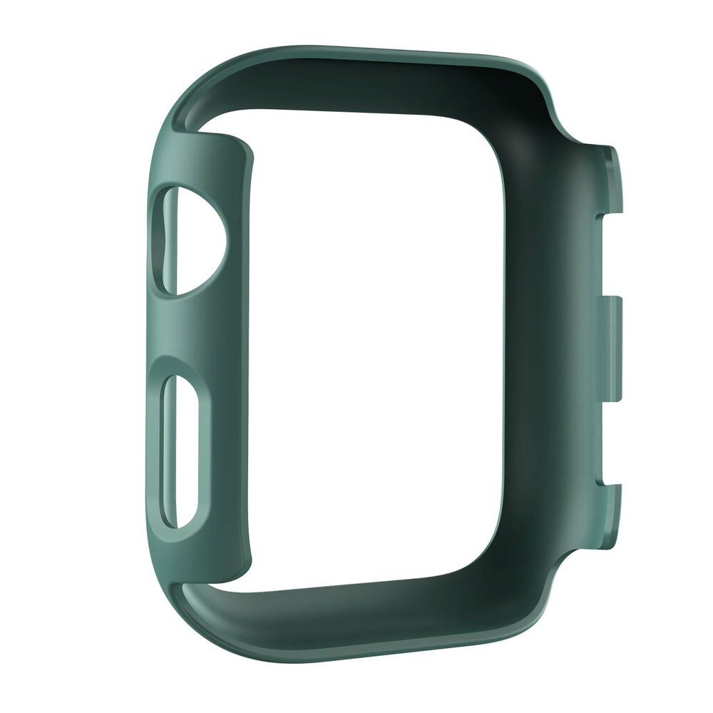 Strap-it® Strap-it Apple Watch Series 4/5/6/SE PC hard case met glas (dennengroen)