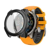 Strap-it® Garmin Fenix 8 - 47mm hard case met glas (zwart)