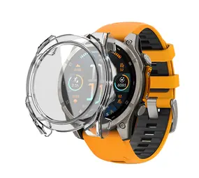 Strap-it® Garmin Fenix 8 - 47mm hard case met glas (transparant) Strap-it® Garmin Fenix 8 - 47mm hard case met glas (transparant)