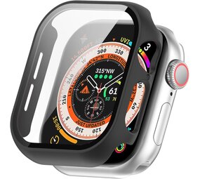 Strap-it® Apple Watch 10 hard case met glas (zwart)