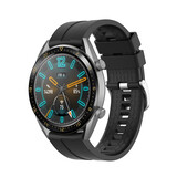 Strap-it® Huawei Watch GT 5 - 46mm extreme silicone band (zwart)