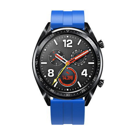 Strap-it® Strap-it Huawei Watch GT 5 - 46mm extreme silicone band (blauw)
