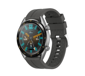Strap-it® Huawei Watch GT 5 - 46mm extreme silicone band (donkergrijs)