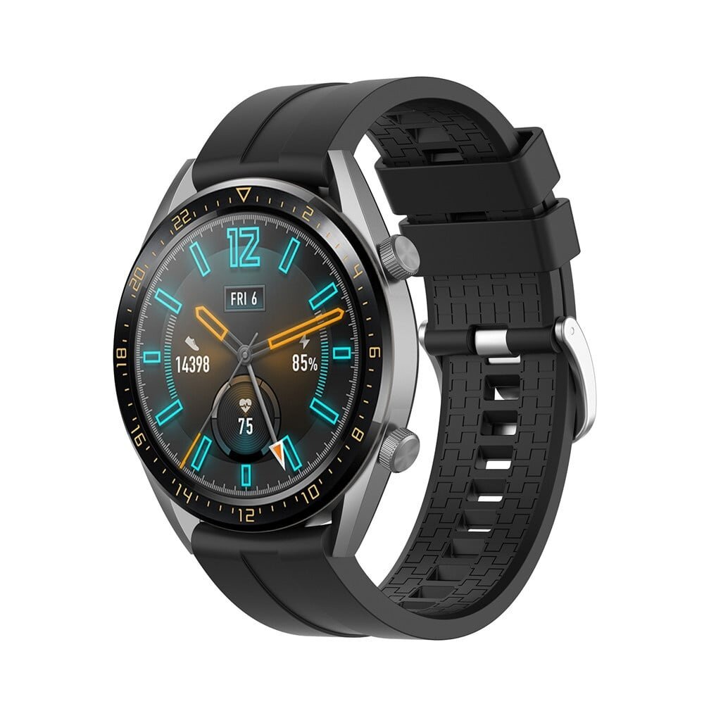 Strap-it® Strap-it Huawei Watch GT 5 Pro - 46mm extreme silicone band (zwart)