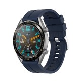 Strap-it® Huawei Watch GT 5 Pro - 46mm extreme silicone band (donkerblauw)