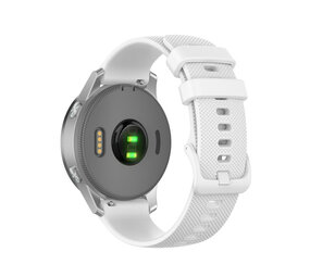 Strap-it® Huawei Watch GT 5 - 41mm siliconen bandje (wit)