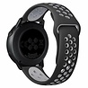 Strap-it® Strap-it Huawei Watch GT 5 Pro - 42mm sport band - zwart/grijs Strap-it® Strap-it Huawei Watch GT 5 Pro - 42mm sport band - zwart/grijs