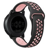 Strap-it® Huawei Watch GT 5 Pro - 42mm sport bandje zwart/roze