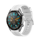 Strap-it® Huawei Watch GT 4 - 46mm extreme silicone band (wit)