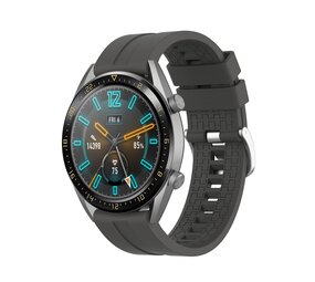 Strap-it® Huawei Watch GT 4 - 46mm extreme silicone band (donkergrijs)