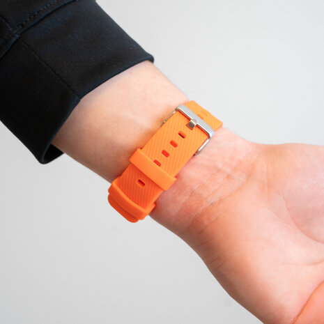 Suunto 9 Peak Pro siliconen band Deluxe oranje Smartwatchbanden