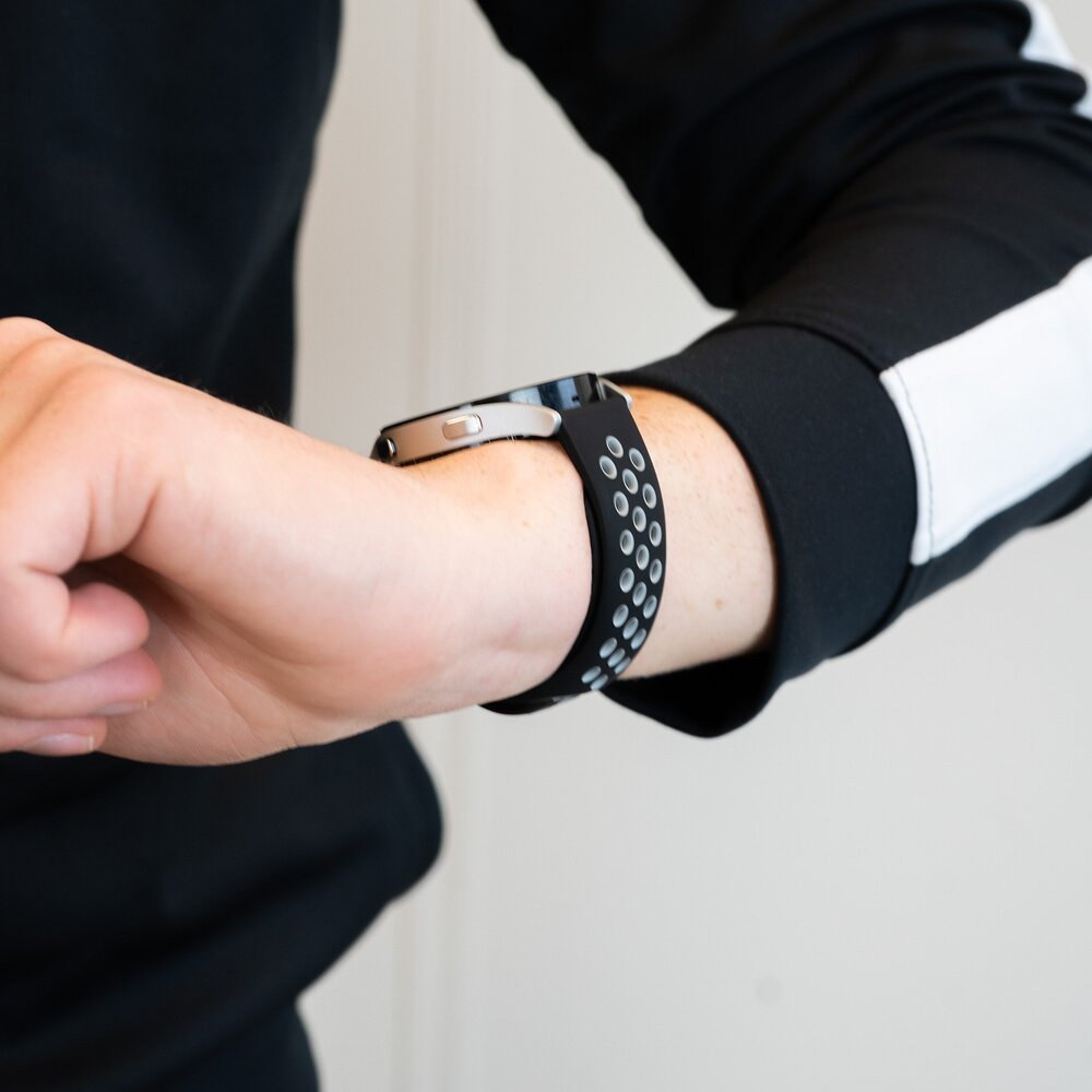 Bandz Bandz Suunto Vertical sport band 'Deluxe' (zwart/grijs)