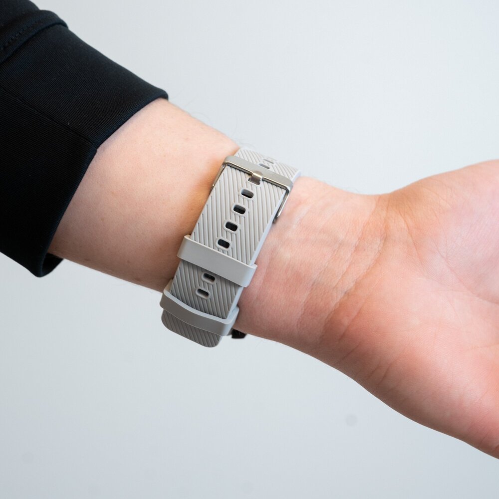 Bandz Bandz Coros Pace 3 siliconen band 'Deluxe' (grijs)