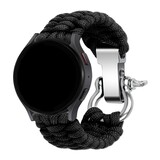 Strap-it® Coros Pace 3 nylon rope bandje (zwart)