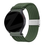 Bandz Bandz Coros Apex 46mm gevlochten nylon band (olijfgroen)