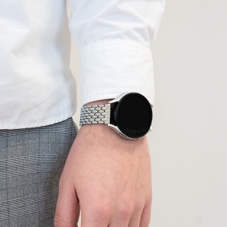 Bandz Bandz Coros Apex 2 stalen band 'Dragon' (zilver) Bandz Bandz Coros Apex 2 stalen band 'Dragon' (zilver)