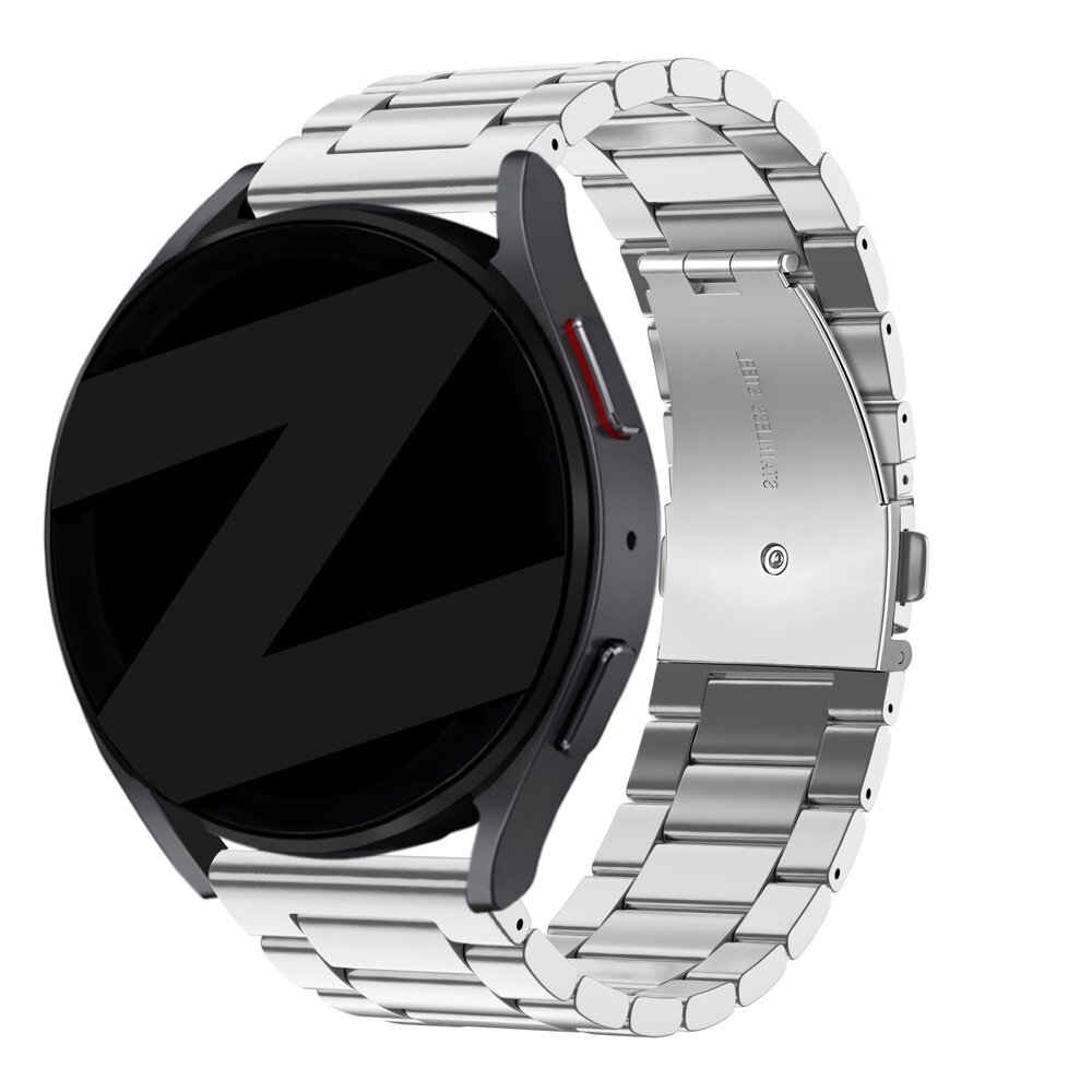 Bandz Bandz Huawei Watch Ultimate stalen band 'Classic' (zilver)