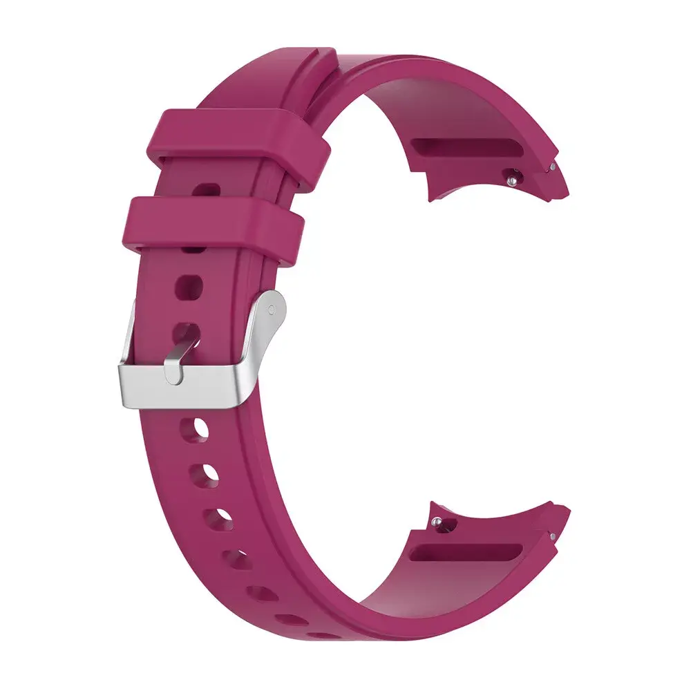 Strap-it® Strap-it Samsung Galaxy Watch 4 Classic 46mm siliconen bandje (rosé rood)
