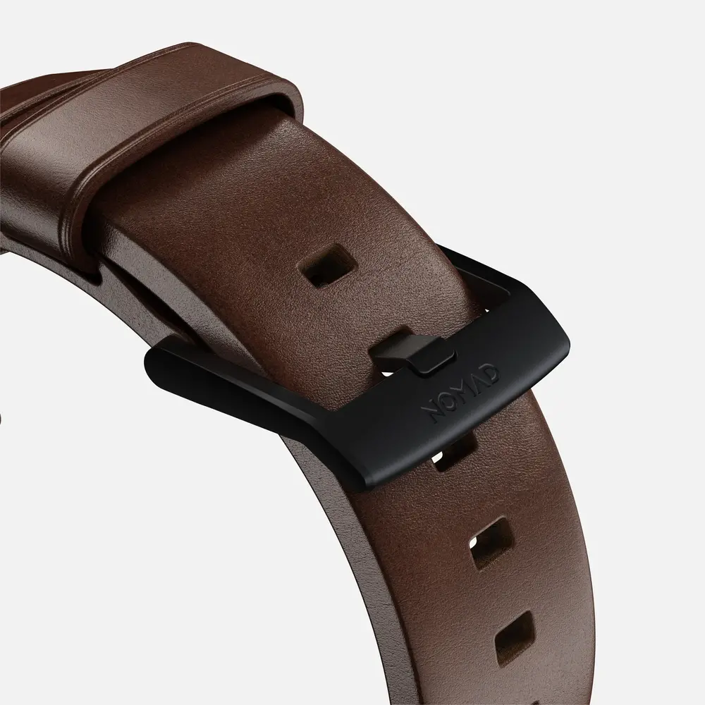 Nomad Nomad Modern Apple Watch leren bandje (bruin/zwart)