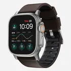 Nomad Nomad Active Pro Apple Watch hybride bandje (bruin/zilver)