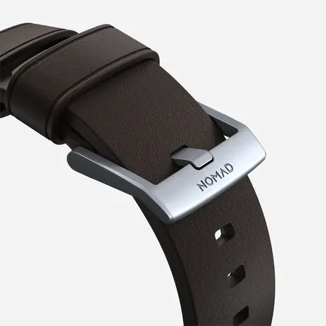 Nomad Nomad Active Pro Apple Watch hybride bandje (bruin/zilver)