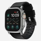 Nomad Nomad Active Pro Apple Watch hybride bandje (zwart/zilver)