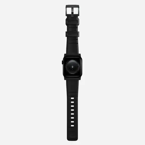 Nomad Nomad Rugged Apple Watch siliconen bandje (zwart)