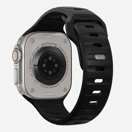 Nomad Nomad Sport Apple Watch siliconen bandje (zwart)