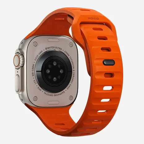 Nomad Nomad Sport Apple Watch siliconen bandje (ultra orange)