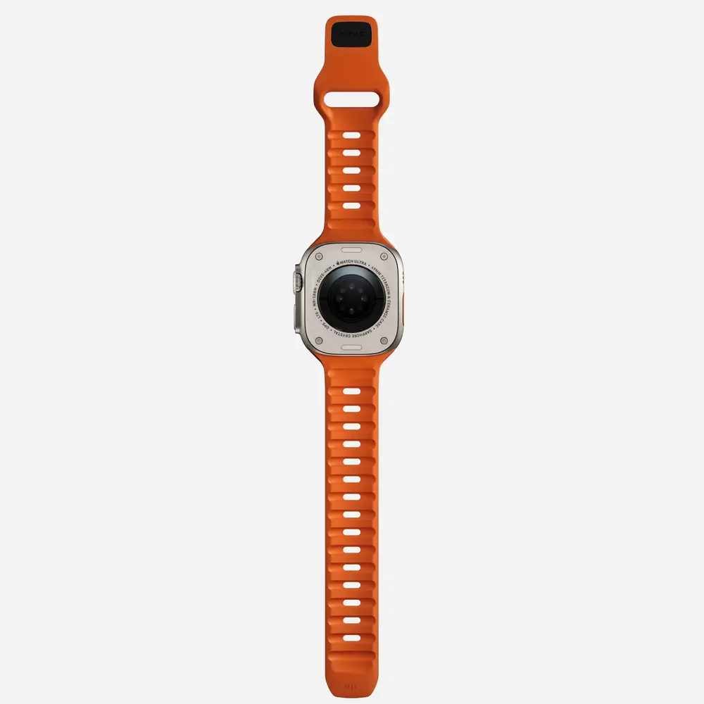 Nomad Nomad Sport Apple Watch siliconen bandje (ultra orange)