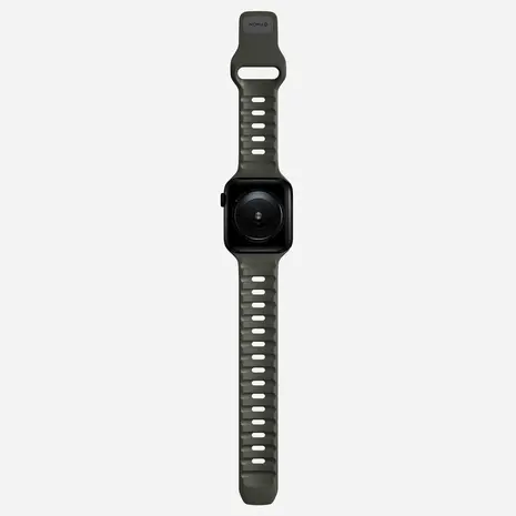 Nomad Nomad Sport Apple Watch siliconen bandje (ash green)
