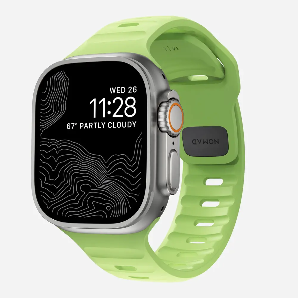 Nomad Nomad Sport Apple Watch siliconen bandje (Glow 2.0)