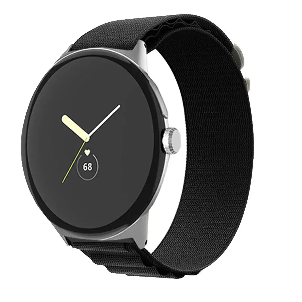 Strap-it® Strap-it Google Pixel Watch 3 - 45mm Alpine bandje (zwart)