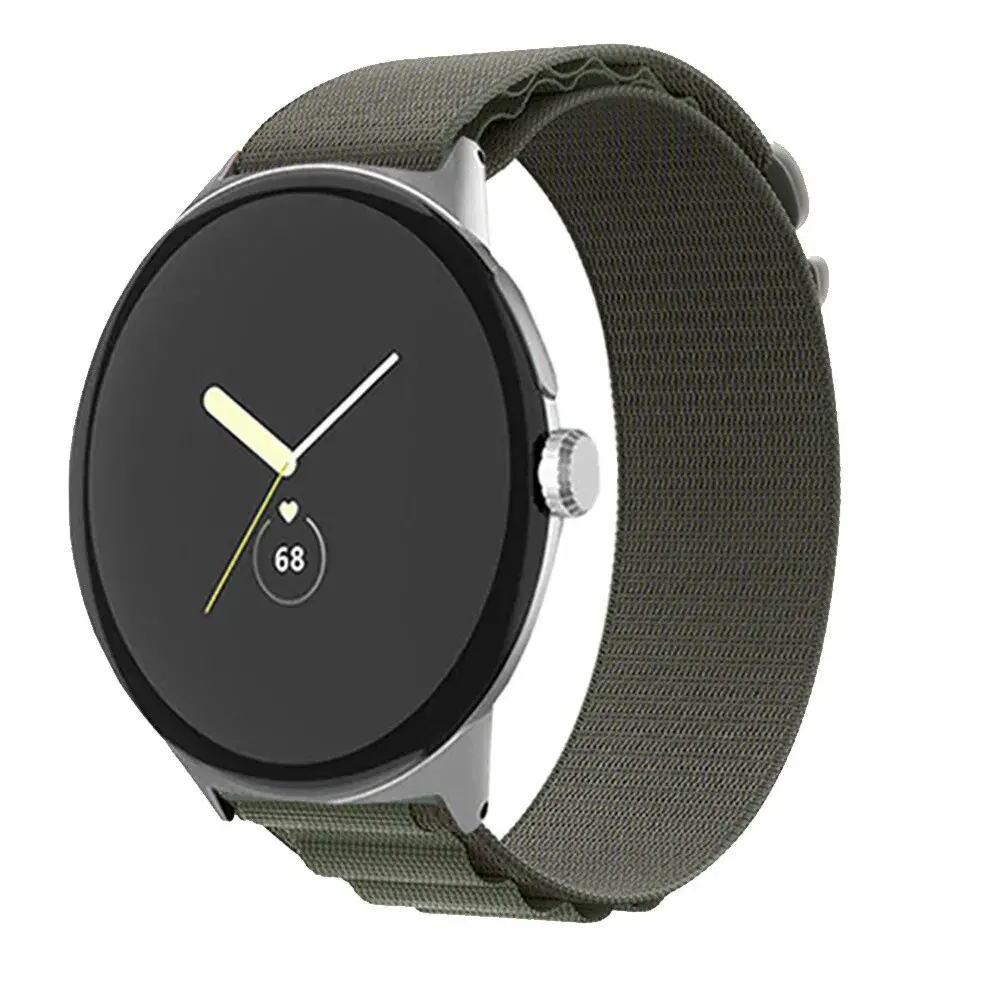 Strap-it® Strap-it Google Pixel Watch 3 - 45mm Alpine bandje (groen)